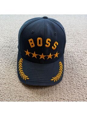 UNDEFEATED Boss 5 Stars Snapback Hat Gold Embroidered Laurel Adjustable Cap